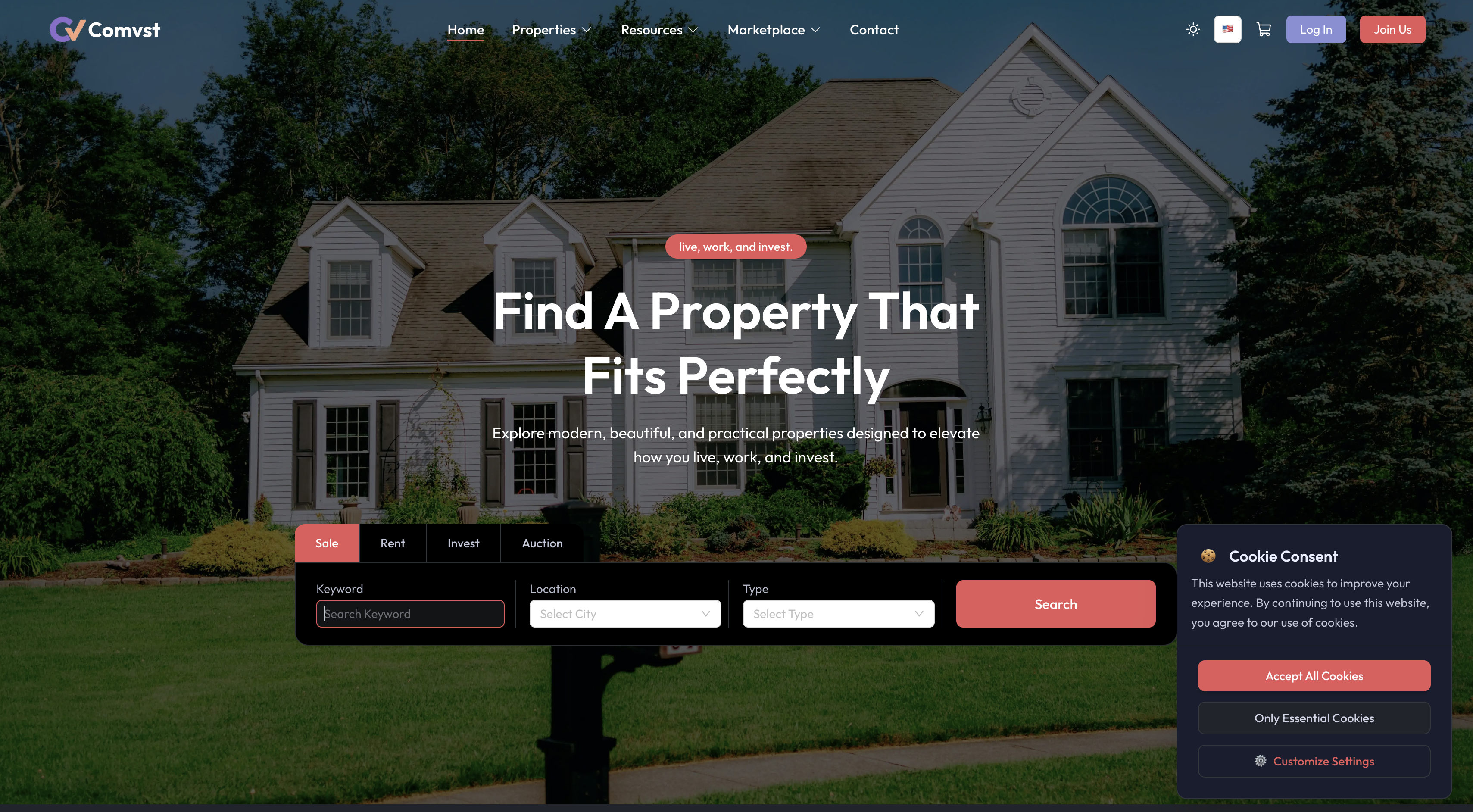 COMVST - Real Estate & Property Services Marketplace